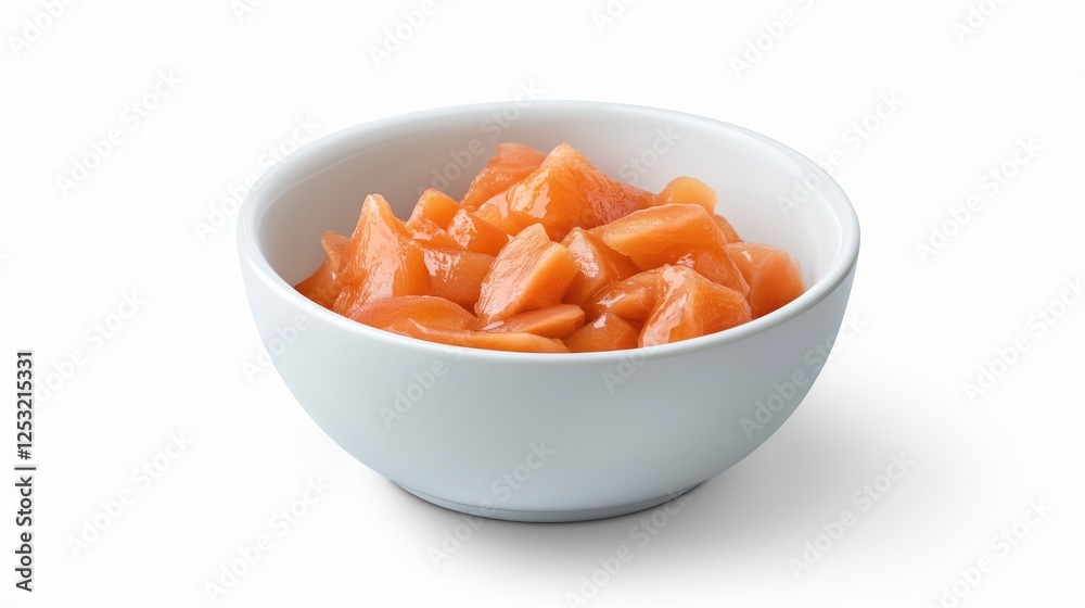 Delicious Canned Peach Slices in a Bowl Delicious Canned Peach Slices in a Bowl