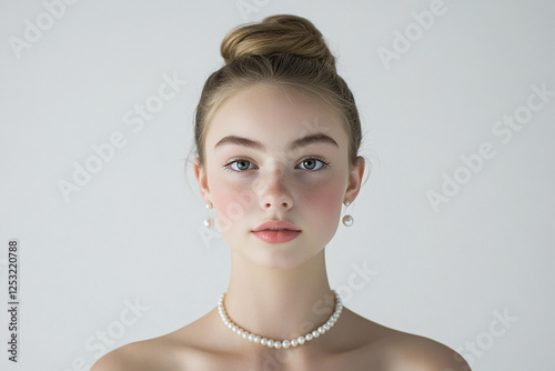 close up portrait of a woman