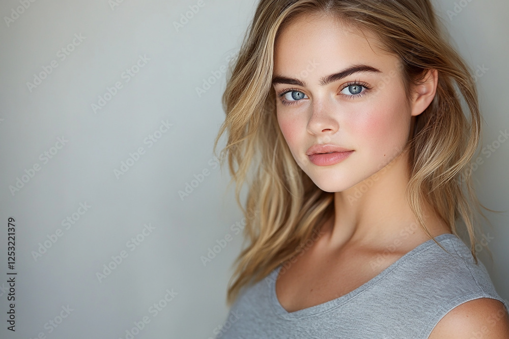 close up portrait of a woman