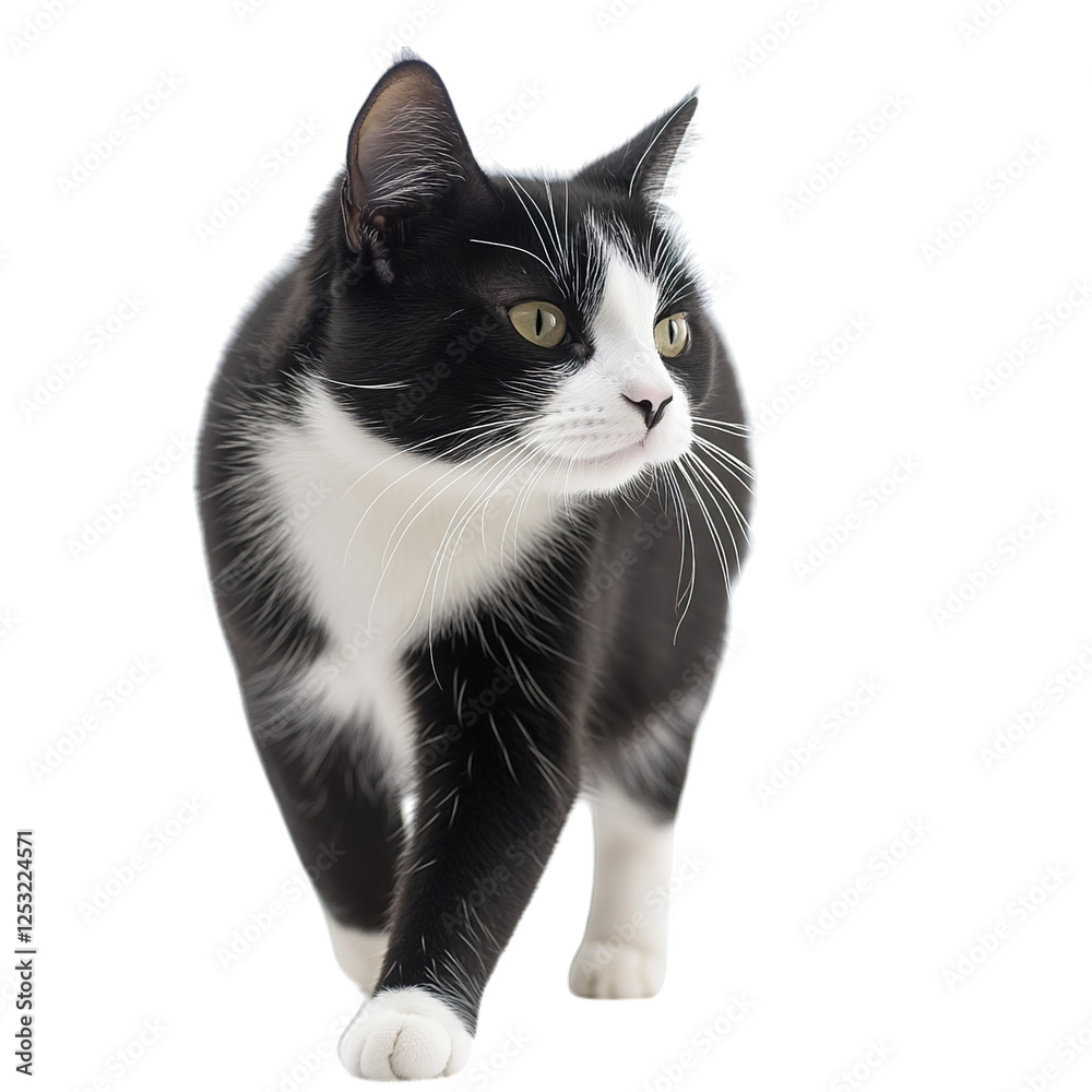 black cat on white black cat on white