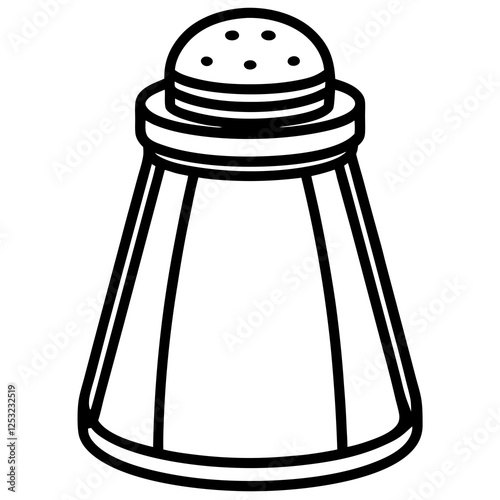 Salt Shaker Monoline Artwork