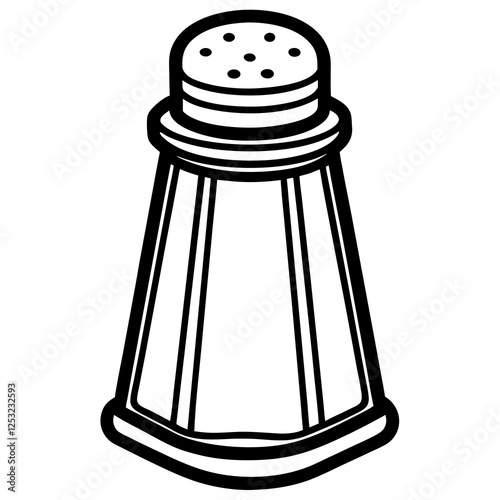 Salt Shaker Monoline Artwork