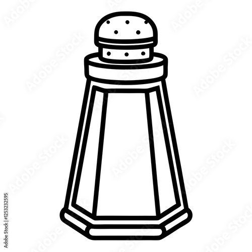 Salt Shaker Monoline Artwork