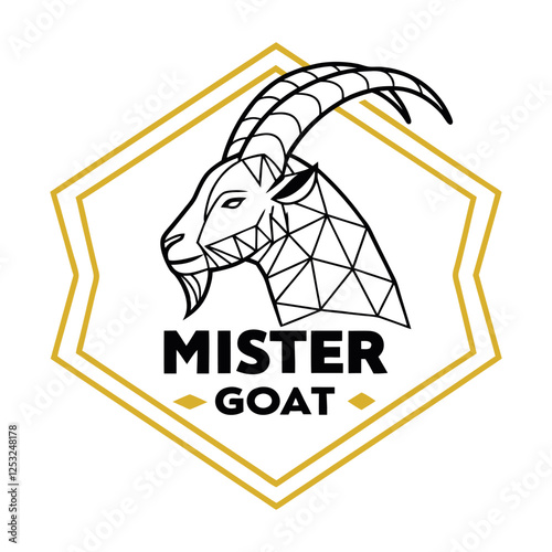 Goat Mascot Logo Design Vector Illustration