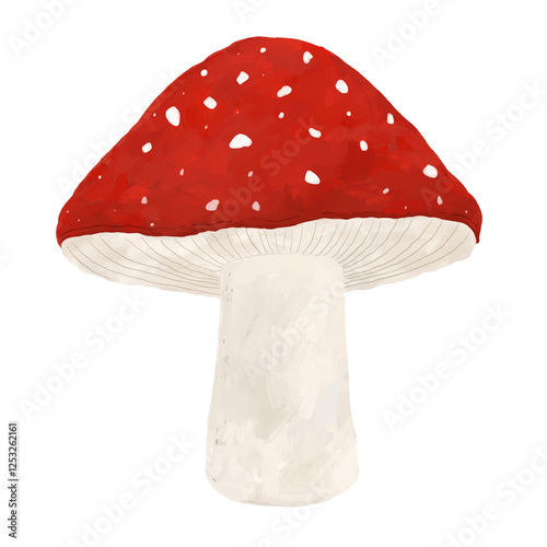 mushroom isolate on white background