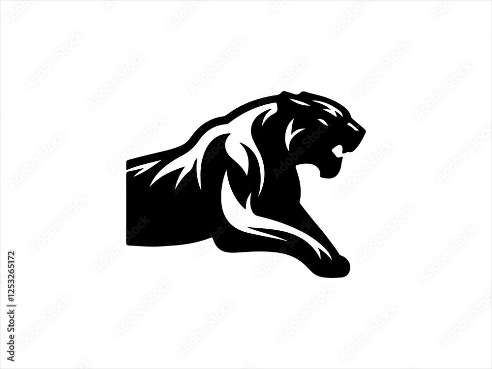 Obraz premium panther logo set design