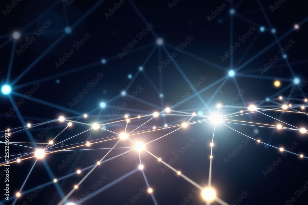 Fototapeta premium Abstract Network Connection