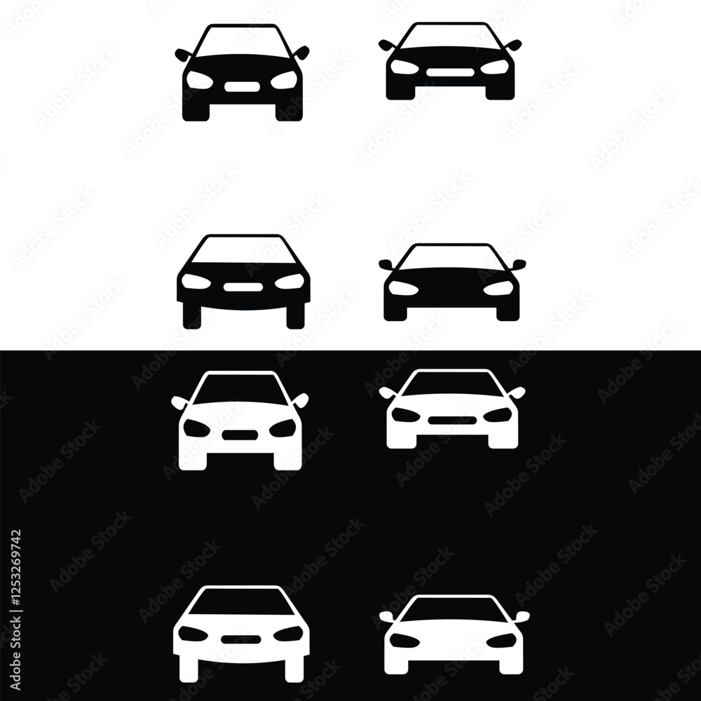 Modern Minimalist Car Logo & Icon Collection | Sleek Automotive Design | Clean, Simple, and Elegant | Professional Branding for Car Companies, Tech, Auto Services, and Transport Industry | Versatile S