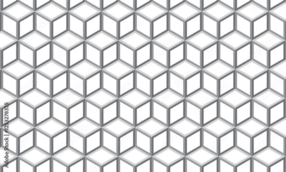 abstract grey 3d outline cube pattern art can be used background. abstract grey 3d outline cube pattern art can be used background.