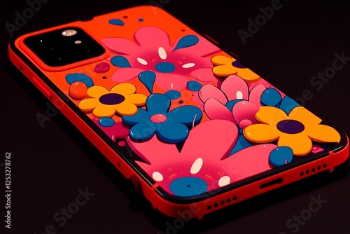 Wallpaper Mural Vibrant Floral Phone Case Design Torontodigital.ca