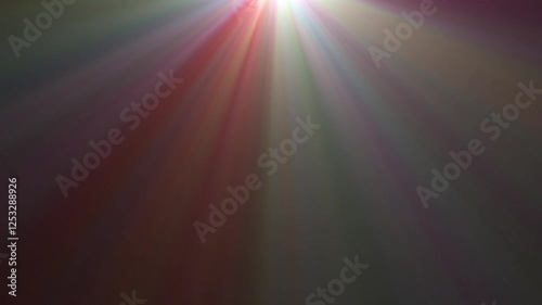 Top Colorful Light Color Rays Bright Lens Flare Flashes Leak illustrating an abstract illumination and glowing effect on a black background