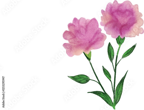 vector of beautiful flower in aesthetic vases, colorful vases, set of beautiful flowers and leaves