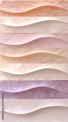 Wallpaper Mural Pastel Wave Texture Background Torontodigital.ca
