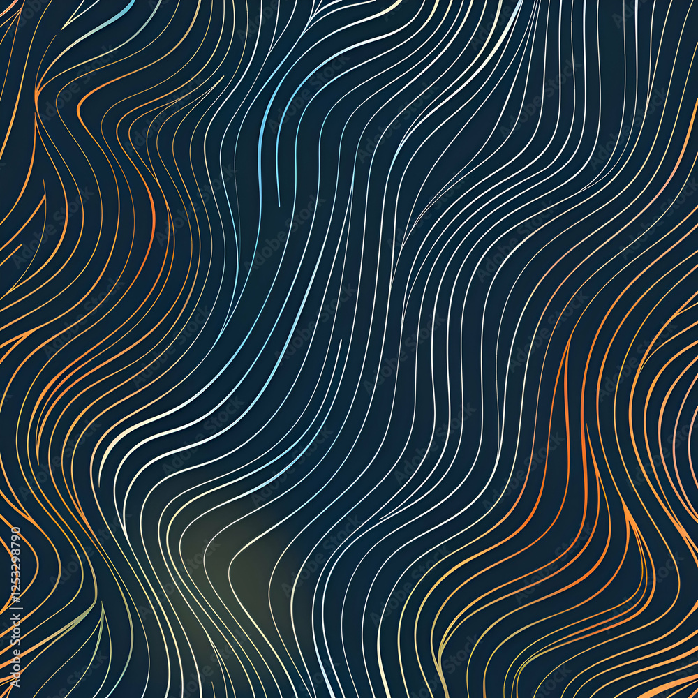 Abstract Wavy Lines. Dynamic Color Pattern. Modern Art Background Abstract Wavy Lines. Dynamic Color Pattern. Modern Art Background