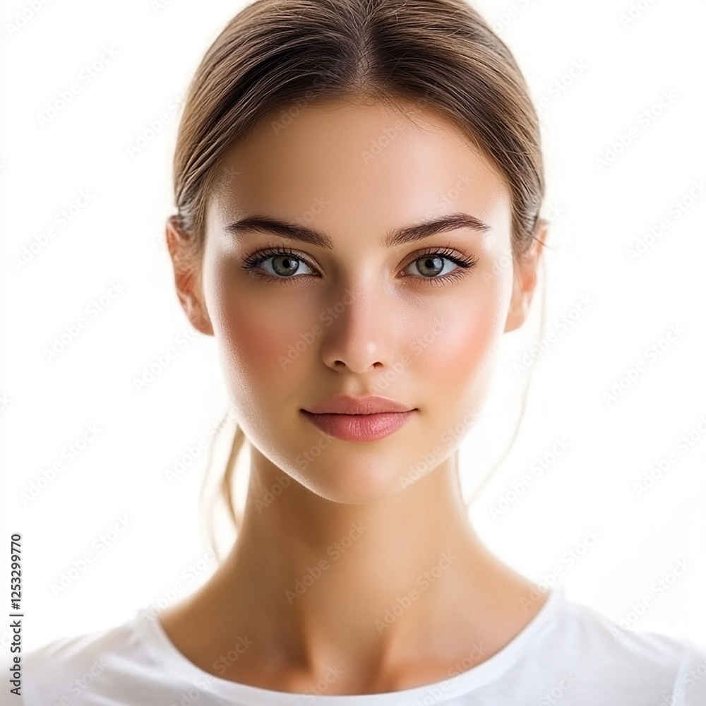 close up portrait of a woman close up portrait of a woman