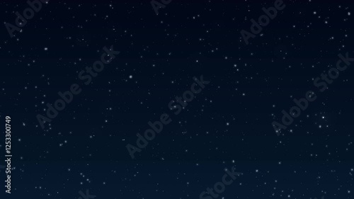 Night Sky Twinkling Stars and Falling Meteors Background, glowing night sky with twinkling and falling stars, falling stars, sparkling stars, galaxy background