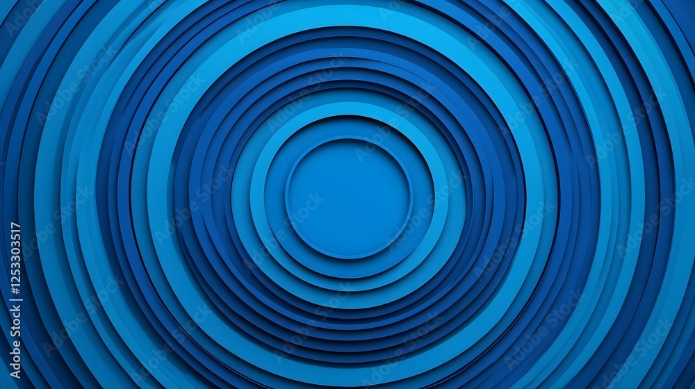 Mesmerizing Concentric Circular Blue Pattern,Minimalist Abstract Geometric Background Mesmerizing Concentric Circular Blue Pattern,Minimalist Abstract Geometric Background