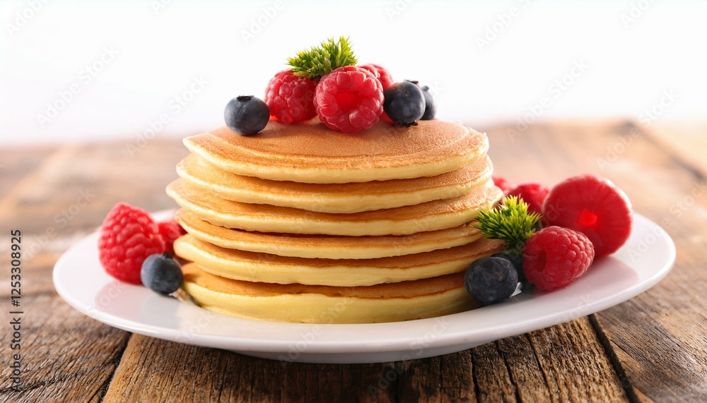 pancake with berry pancake with berry