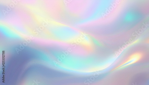 white abstract holographic background holograph color texture with foil effect halographic iridescent backdrop pearlescent gradient for design generative ai