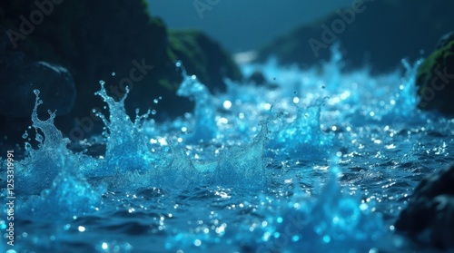 Surreal Ocean of Liquid Light