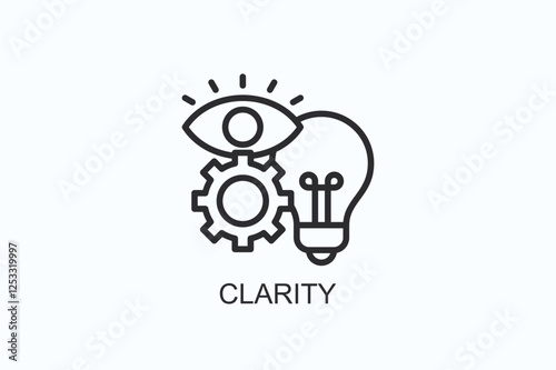 Clarity Icon Or Logo Isolated Illustration