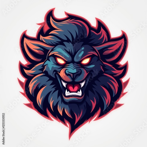 Wallpaper Mural Esports Team Logo with Powerful Stylized Mascot Torontodigital.ca