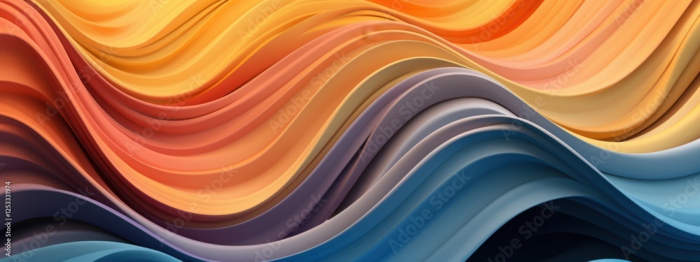 Abstract Colorful Waves Design Seamless Pattern Background Texture Digital Art Illustration Abstract Colorful Waves Design Seamless Pattern Background Texture Digital Art Illustration