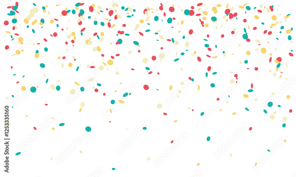 Vibrant confetti falling on white background. Perfect for celebratory designs, invitations, and festive backgrounds. Use for banners, social media, or website decoration. Vibrant confetti falling on white background. Perfect for celebratory designs, invitations, and festive backgrounds. Use for banners, social media, or website decoration.