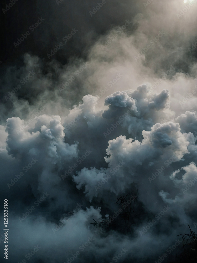 Slow-motion video of white fog swirling in soft lighting. Slow-motion video of white fog swirling in soft lighting.