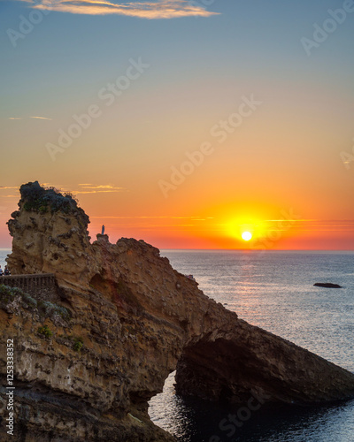 Biarritz sunet rocher de la vierge