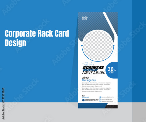Creative corporate Minimalist Rack Card Design