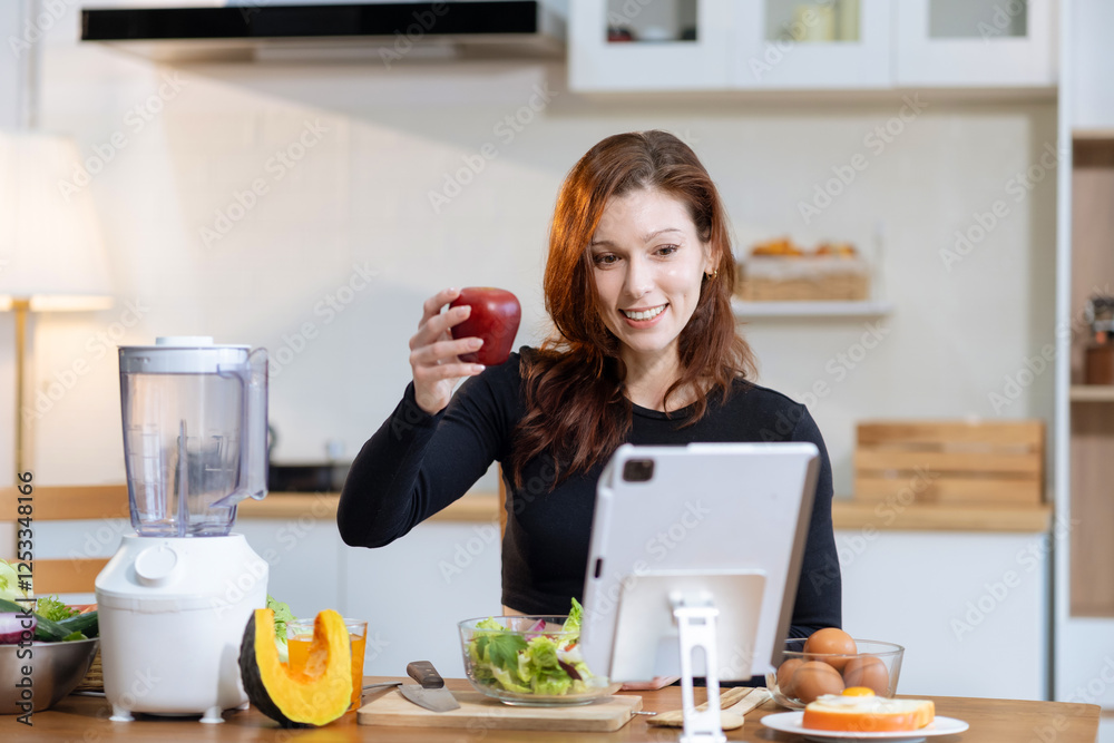 Lifestyle and healthy concept. Fit woman enjoys healthy breakfast after yoga training. Lifestyle and healthy concept. Fit woman enjoys healthy breakfast after yoga training.