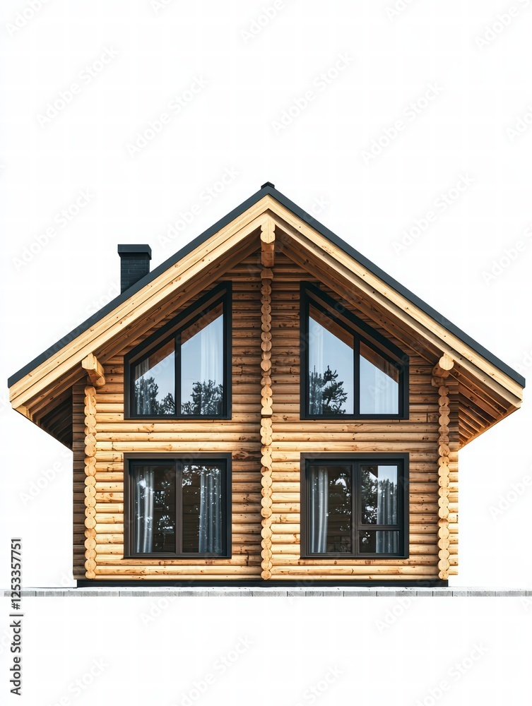 Rustic Log Cabin Home: A charming and cozy log cabin home with a pitched roof and large windows, nestled in a serene natural setting. This image evokes a sense of peace and tranquility. Rustic Log Cabin Home: A charming and cozy log cabin home with a pitched roof and large windows, nestled in a serene natural setting. This image evokes a sense of peace and tranquility.