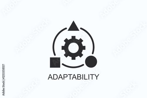 Adaptability Icon Or Logo Isolated Illustration