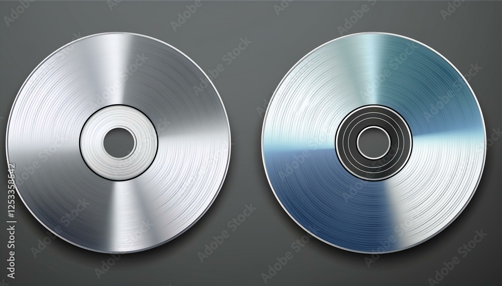 realistic compact discs vector illustration realistic compact discs vector illustration