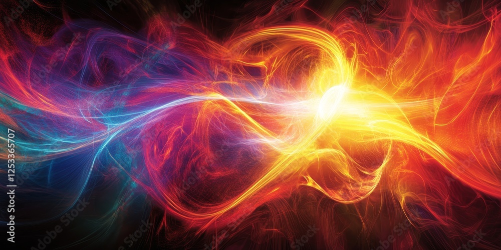 abstract image featuring abstract light effects with a focus on dynamic and innovative light patterns, blending various colors and intensities to produce a visually capti abstract image featuring abstract light effects with a focus on dynamic and innovative light patterns, blending various colors and intensities to produce a visually capti