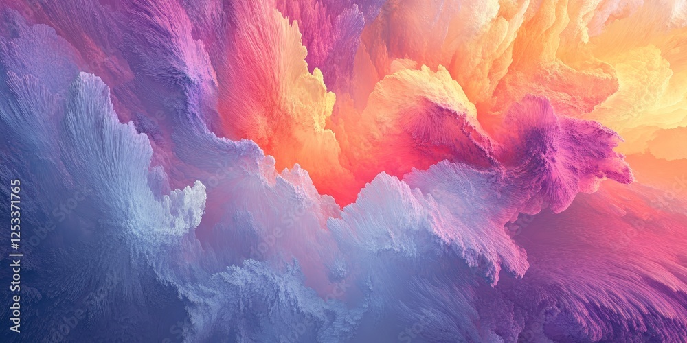 Fototapeta premium visually striking abstract design using gradient textures, emphasizing the captivating blending of colors and textures to produce a dynamic and immersive artistic effect
