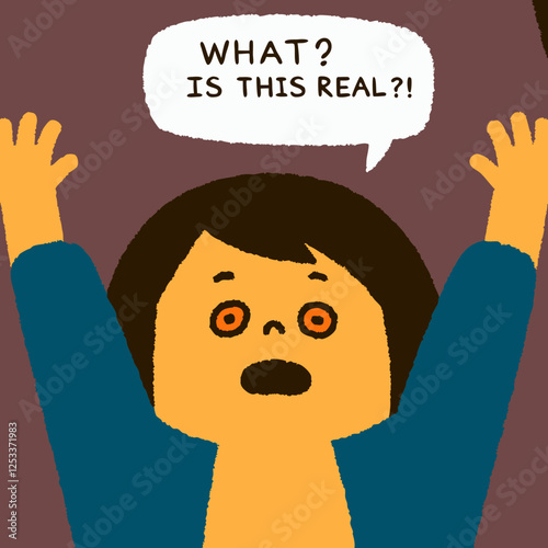 Modern artistic design questioning reality