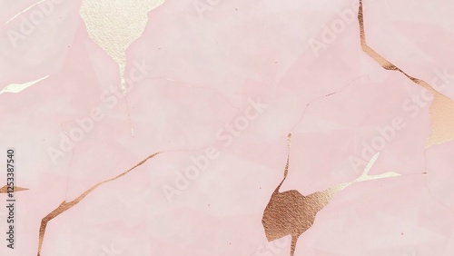 Pink Rose Gold Foil Background, Pink Wallpaper