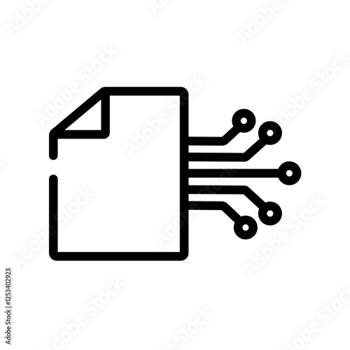 smart identity card vector icon