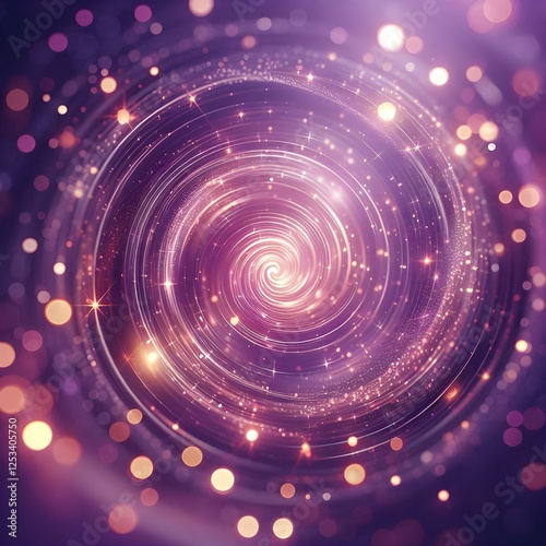 abstract purple background with spiral 
