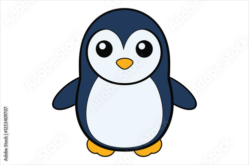 penguin vector,  icon vector illustration,  penguin silhouette of a penguin isolated on a white background, eps, png, svg, vector,