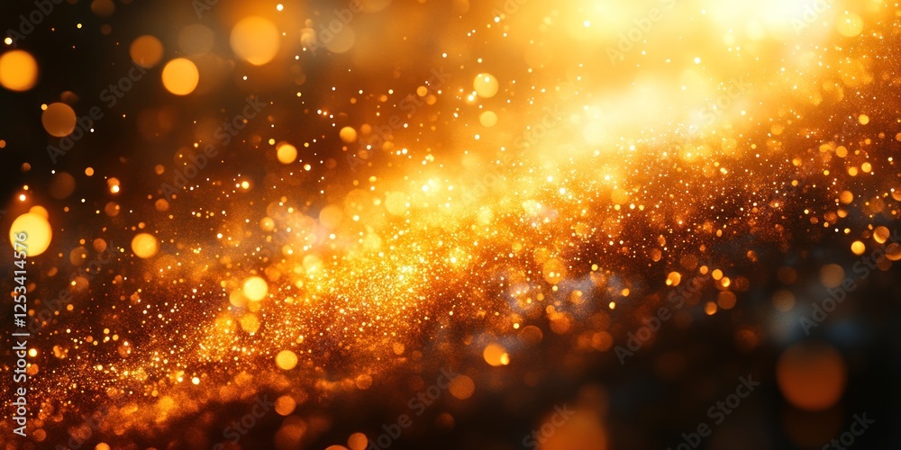 Golden Sparkle: A Luxurious Abstract Background Golden Sparkle: A Luxurious Abstract Background