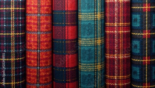 Elegant check and tweed patterns ideal for textile design, seamless repeats , background repeat, seamless texture, plaid fabric