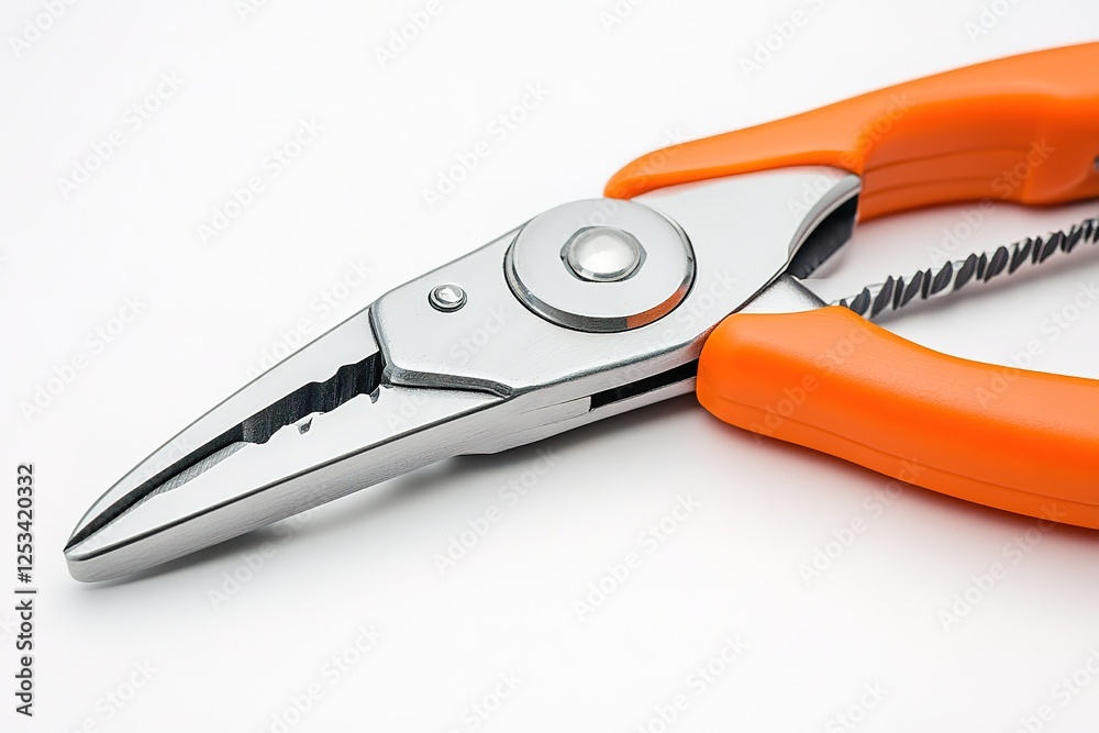 Robust Orange and Gray Hand Pliers: A Close-Up View of Durable, High-Quality Grip Tools for Mechanics, DIY Projects, and Industrial Applications. Perfect for showcasing strength, reliability, and Robust Orange and Gray Hand Pliers: A Close-Up View of Durable, High-Quality Grip Tools for Mechanics, DIY Projects, and Industrial Applications. Perfect for showcasing strength, reliability, and