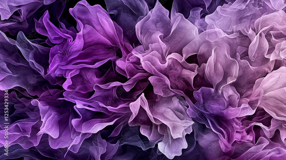 Purple hues blending like watercolor in abstract art nature inspired digital artwork vibrant background artistic concept Purple hues blending like watercolor in abstract art nature inspired digital artwork vibrant background artistic concept
