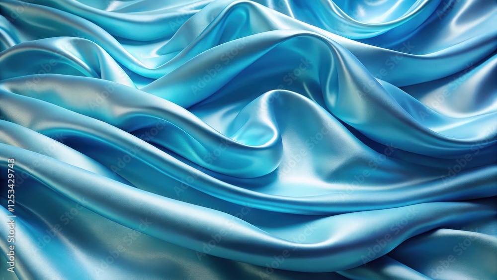 custom made wallpaper toronto digitalElegant Draped Light Blue Silk Fabric with Smooth, Soft, and Luxurious Texture Ideal for Backgrounds and Design Projects