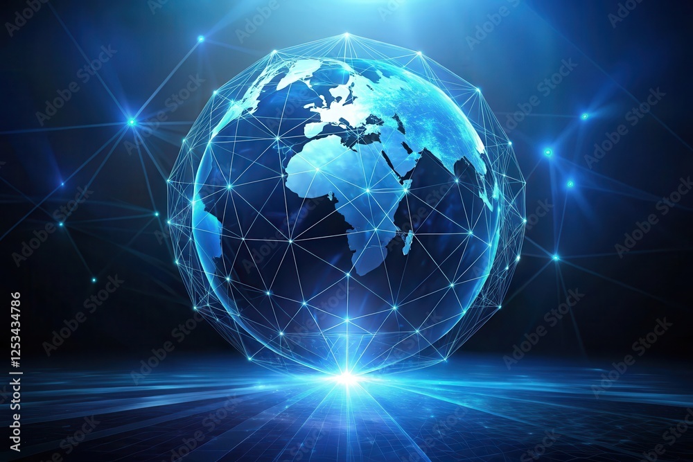 Global Network Connections A Futuristic Vision of Worldwide Interconnectivity and Data Flow Global Network Connections A Futuristic Vision of Worldwide Interconnectivity and Data Flow