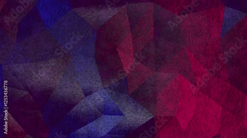 Abstract geometric backdrop seamless loop (3d rendering)