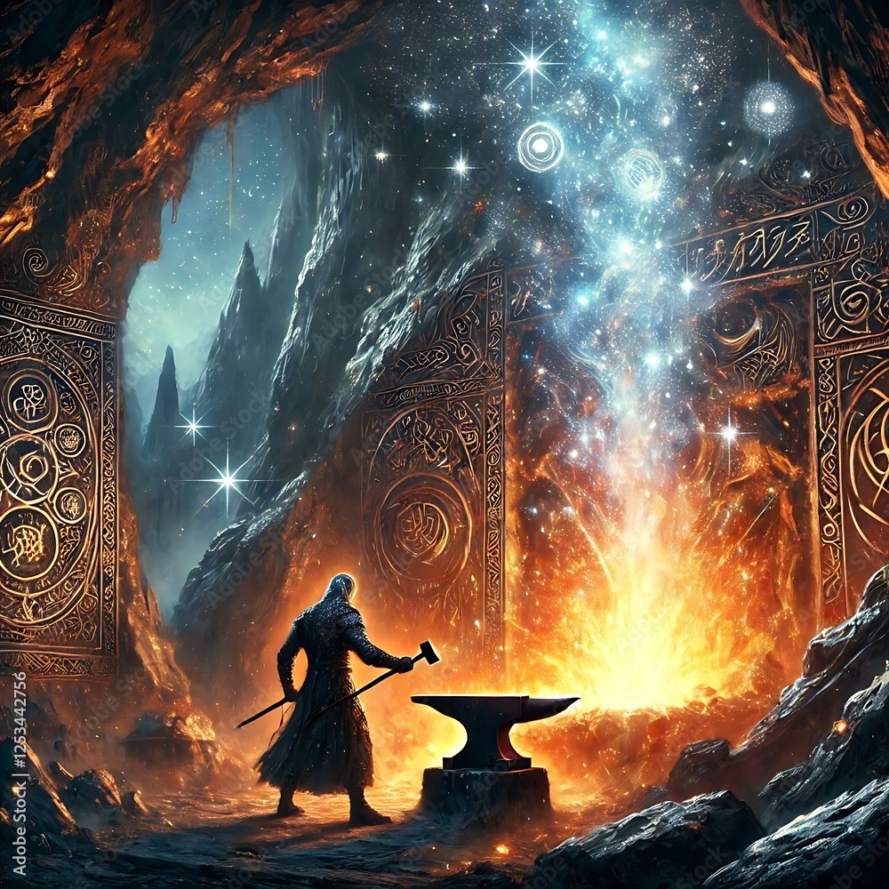 Radiant Mythical Forge in Mountain Radiant Mythical Forge in Mountain